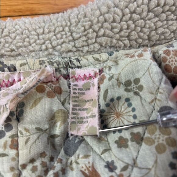 Free People Plaid Green & Brown zip up Jacket Size Small Petite - Picture 11 of 12